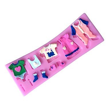 Y&XL&H Clothes Shape Fondant Mold Cake Decoration Mold N3