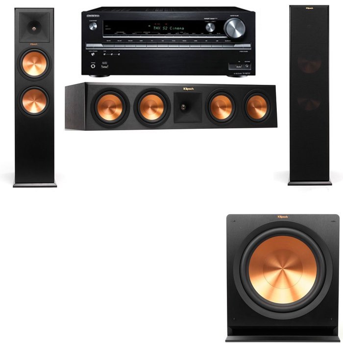 Klipsch RP-280F Tower Speakers-3.1-Onkyo TX-NR838