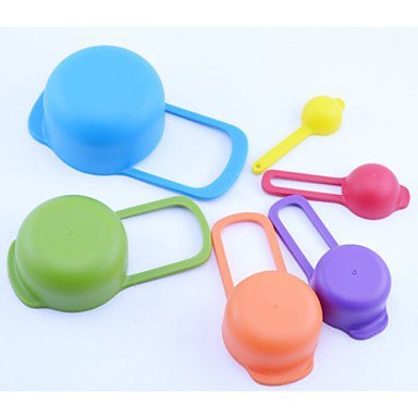 Y&XL&H 6PCS Measuring Cups Spoons Turnable Spatula Kitchen Measuring Tool