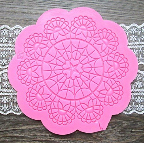 Anyana Floral Lace Silicone Fondant Mold Cake Decorating Pastry Gum Pastry Tool Kitchen Tool Sugar Paste Baking...