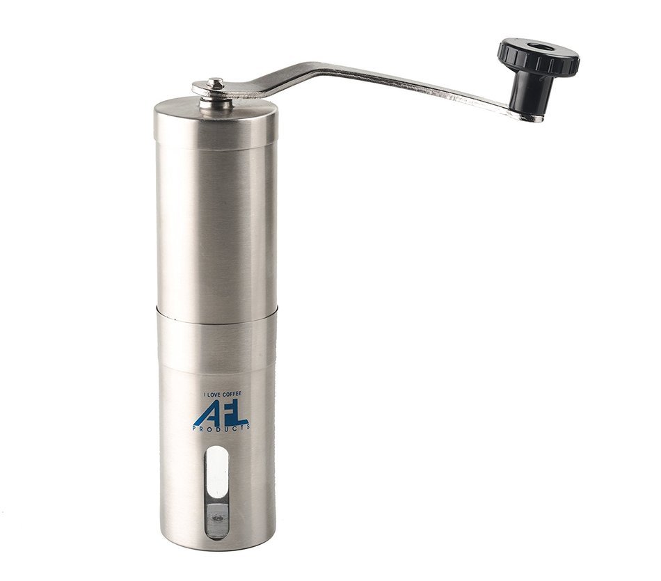Coffee Grinder with Hand Crank | Manual Coffee Grinder. Hand Coffee Grinder With Free Coffee Grinder Brush + Bag... N6
