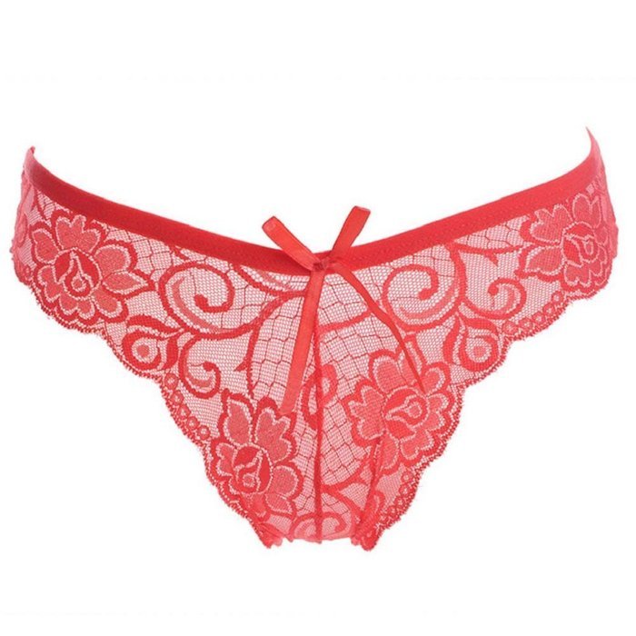 Underpants ，Beautyvan Comfortable 2016 New lingerie Red Women Butterfly Back Lace Underwear Lady Hot (Beige) N23