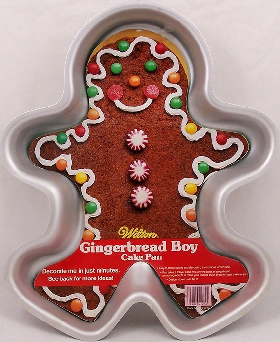 Wilton Gingerbread Boy Cake Pan (2105-2072, 1985)