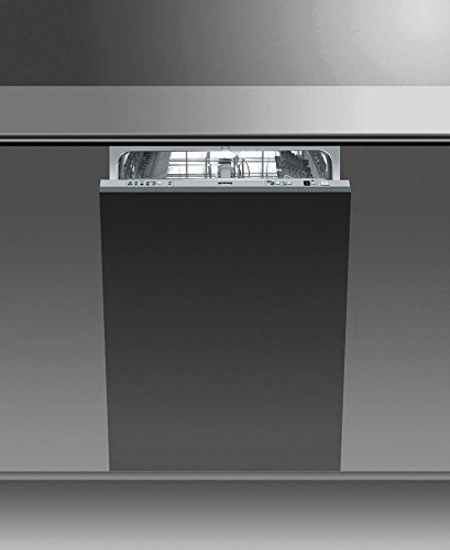 Smeg ST8649U Fully Integrated Dishwasher with 13 Place Settings and 10 Wash Cycles, 24", Stainless Steel