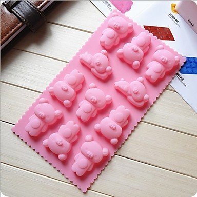 Sher Fashion 11 Holes Lovely Bear Diy Silicone Cake Mold Ice Chocolate Decorating Mould Kitchen Cooking Tools...