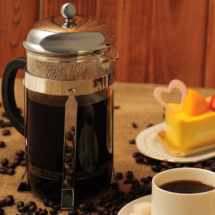 Secura 1 Liter Glass French Press Coffee Maker, 34-Ounce, BONUS Stainless Steel Screen N5