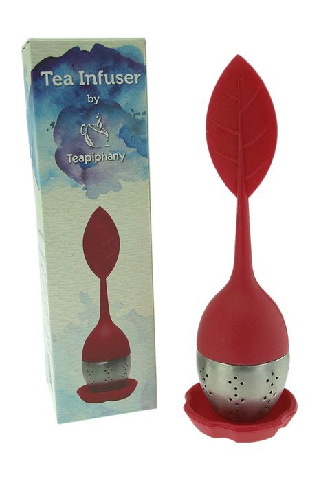 Loose Leaf Infuser, Single Serving Tea Maker with Stainless Steel Tea Ball Strainer, Green N6