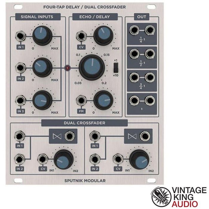 Sputnik Four-Tap Delay / Dual Crossfader N2