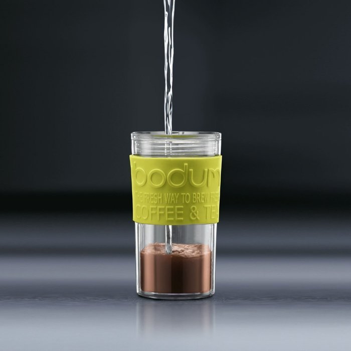 Tasse Et Mugs Bodum Travel Press K11102-01 Mug à Piston 0,35 L Noir