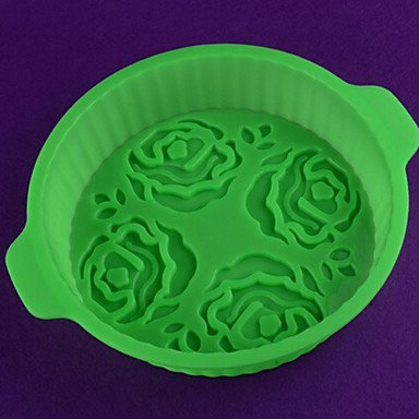 Sher DIY Silicone Flower Cake Mold Chocolate Mold Random Color N2