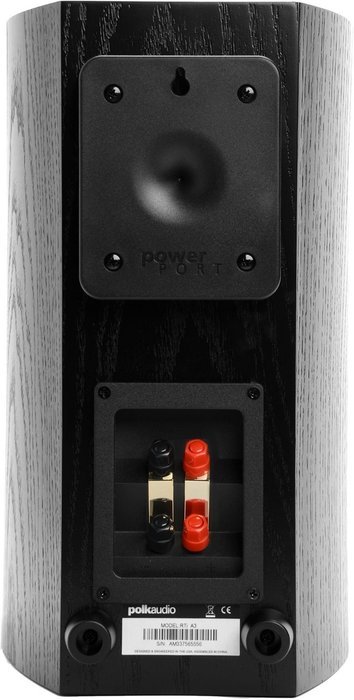 Polk Audio RTi A3 | Black Bookshelf Speakers (Certified Refurbished) N3