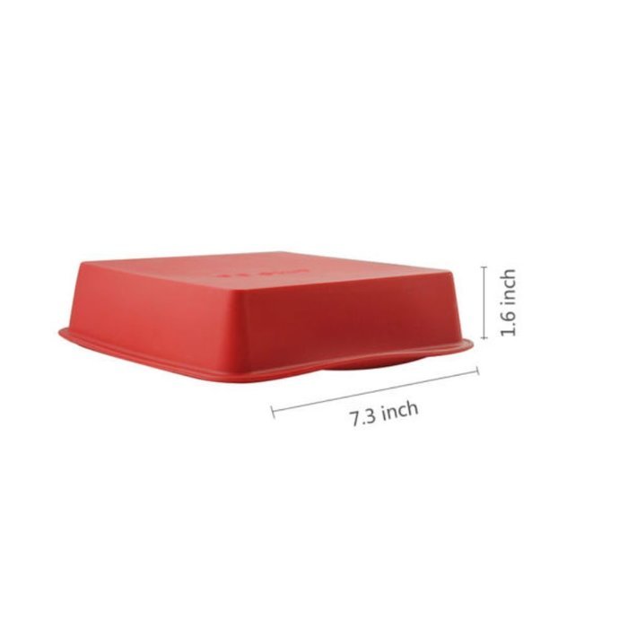 Square Cake Pans Food Grade Silicone Bread Mold Bakeware 7.3" &times; 1.6" 100% Quality N2