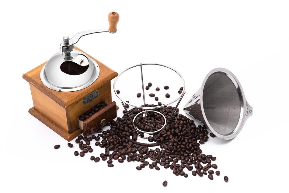 Essence Stainless Steel Pour Over Coffee Maker - 4 Cups - | Highest Quality Dripper with Stand | Reusable Double... N5
