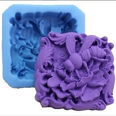 Sher Bee Animal Shaped Fondant Cake Chocolate Silicone Mold Cake Decoration Tools,L8.5cmW8.5cmH3.3cm