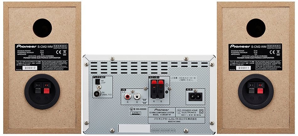 Pioneer CD mini component system iPod / iPhone / iPad compatible Bluetooth featured X-CM32BT-W (White) (Japan...