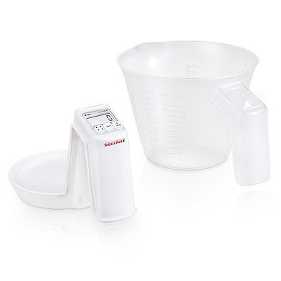 Leifheit Soehnle Baking Star Digital Kitchen Scale l Measuring Cup, Mixing Bowl, and Scale All in One N3