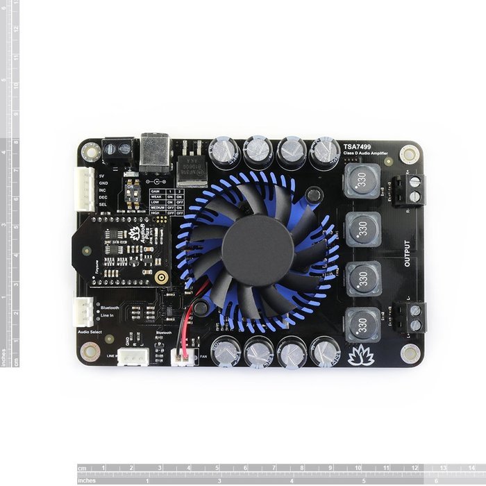 TSA7499 - 2 x 100W Class D Bluetooth Audio Amplifier Board