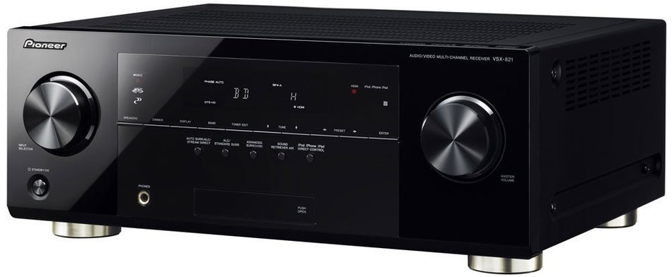 Pioneer VSX-821-K 5.1 Home Theater Receiver, Glossy Black (Discontinued by Manufacturer) N3