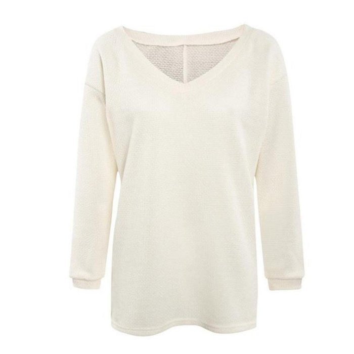 Knitted Pullover,Morecome Women Long Sleeve Loose Sweater Jumper Tops Knitwear N7
