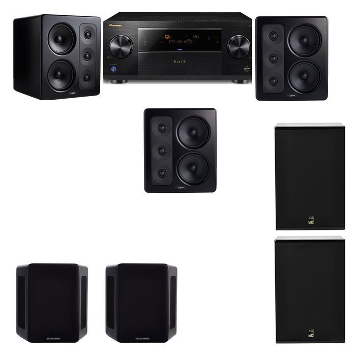 M&K Sound S300 Monitor Speaker 5.2 X12 Pioneer Elite SC-89