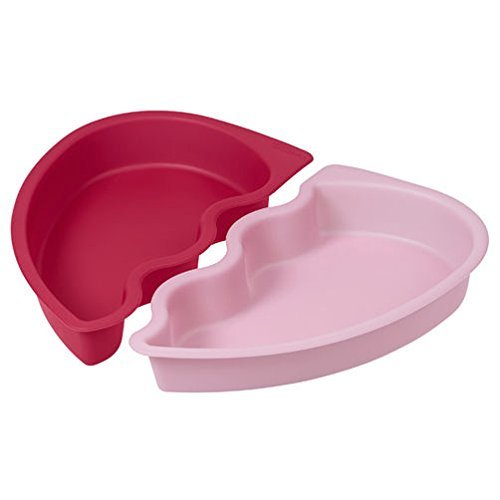 Wilton Heart Silicone Pan - 2 Pcs N3