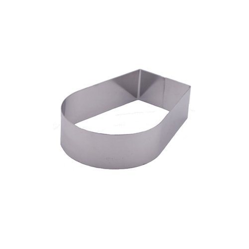 Fat Daddio's Stainless Steel Arch Cake and Pastry Ring, 5.75 x 4 x 2 N6