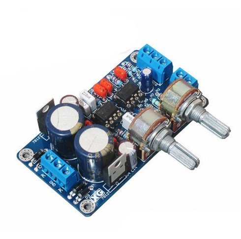 NE5532 Subwoofer Preamp Board Subwoofer Low Pass Filter Plates Finished Product(Double AC12 - 15V ) N2
