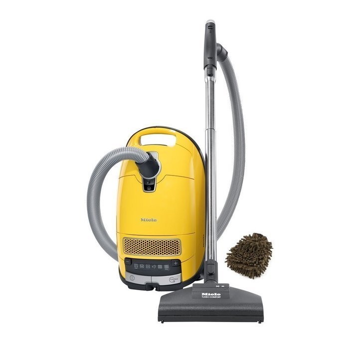 Miele C3 Calima Canister Complete HEPA Parquet Vaccum Cleaner, Canary Yellow (Complete Set) w/ Bonus: Premium...
