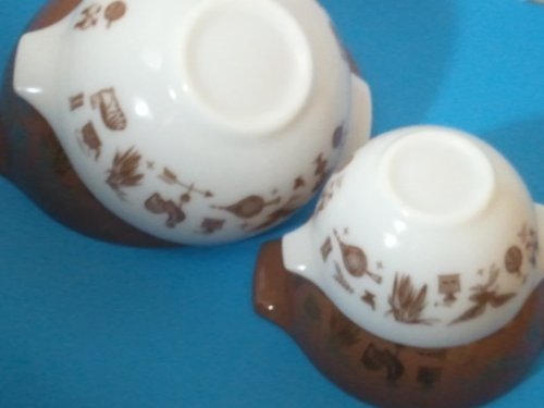 Vintage Americana Pyrex Cinderella Mixing Bowl Set N3
