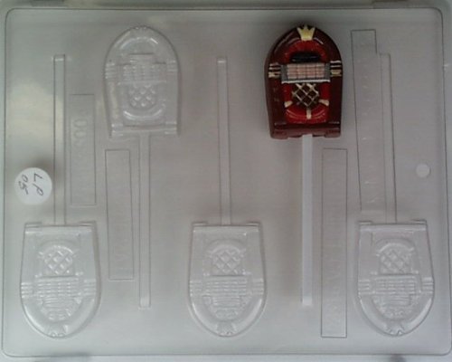 Medium jukeboxes LP005 Lets party Chocolate Candy Mold