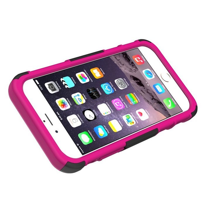 iPhone 6s Case, HLCT Rugged Shock Proof Dual-Layer Case with Built-In Kickstand for iPhone 6s / 6 4.7 Inch (Blue) N3