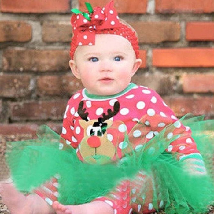 Sleepwear ,BeautyVan Newborn Baby Christmas Tree Printed Long Sleeve Top Shirt+Pants Outfits Set (100, Pink) N7