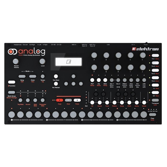Elektron Analog 4-Voice Anlg Synth w/Seq