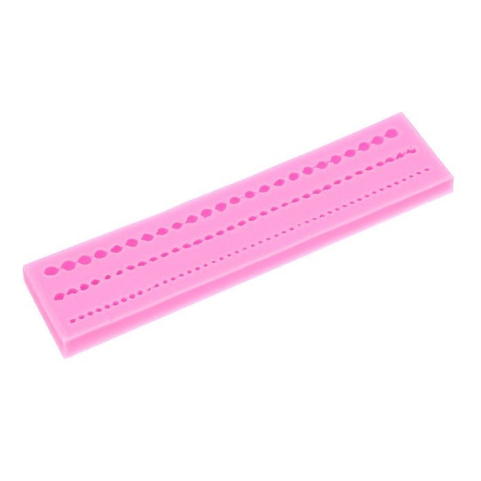 uxcell Pearl String Beads Silicone Mold Cake Decorating Fondant Baking Mould Tool N3