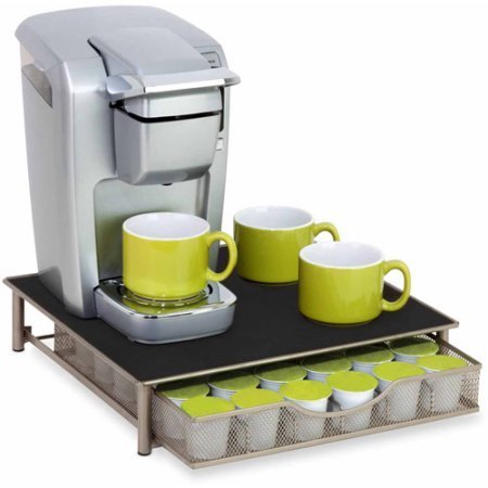 Honey-Can-Do Silver Coffee Pod Drawer Holder, Fits Easily In Your Kitchen