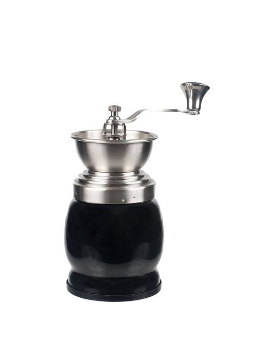 Manual Coffee Grinder by Sky Solutions - Ceramic Conical Burr Coffee Grinder. Midnight Black, made with Stainless... N7