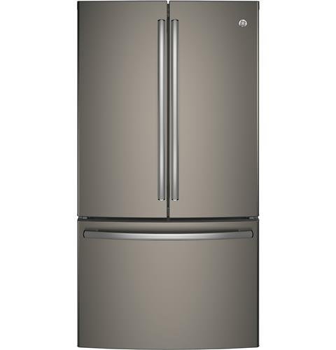 GE GNE29GMKES 36" Freestanding French-door Refrigerator with 28.5 Cu. Ft. Capacity, in Slate