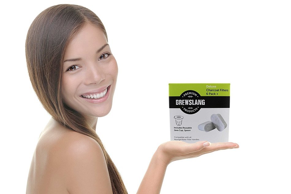 Keurig 2.0 Charcoal Filters Deluxe 6 Pack+ Fits models: K200-K225-K250-K260-K275 - by BREWSLANG - Comes in Retail...