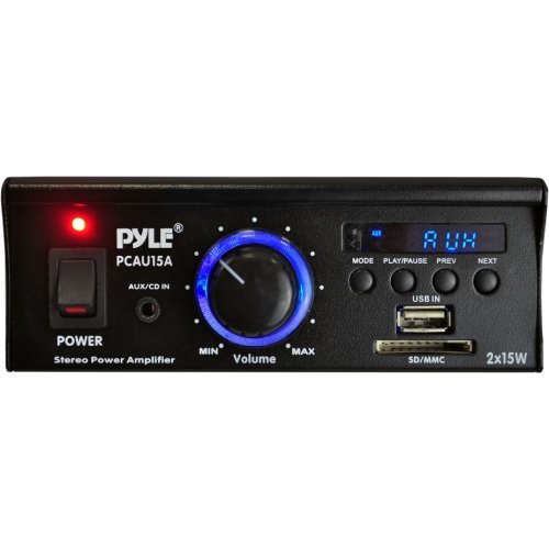 Pylehome Pcau15a Amplifier . 30 W Rms . 2 Channel . Usb . Ipod Supported "Product Type: Consumer Electronics/A...