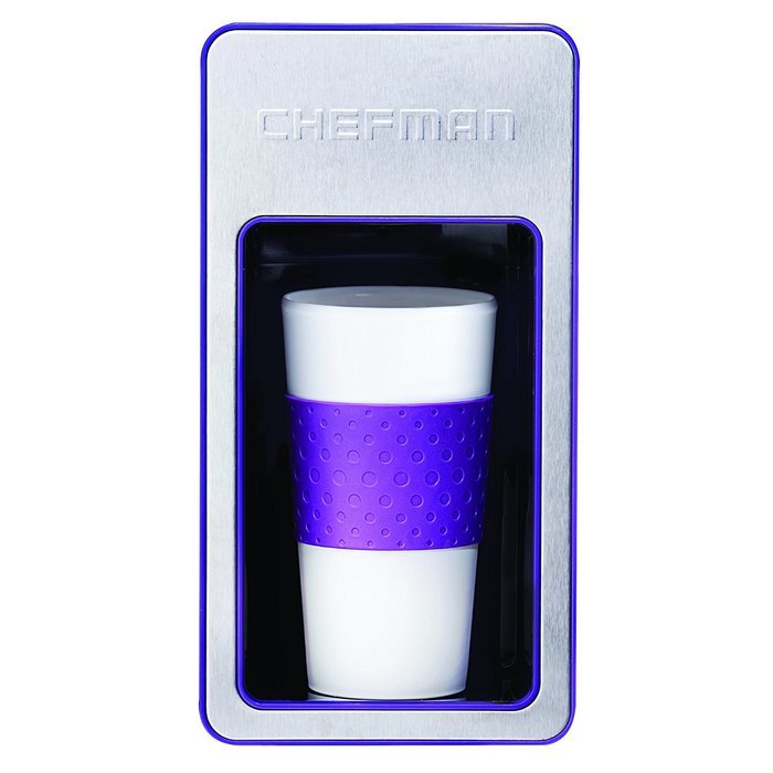 Chefman RJ14-M-S-B Single Serve Coffee Maker, Blue N4