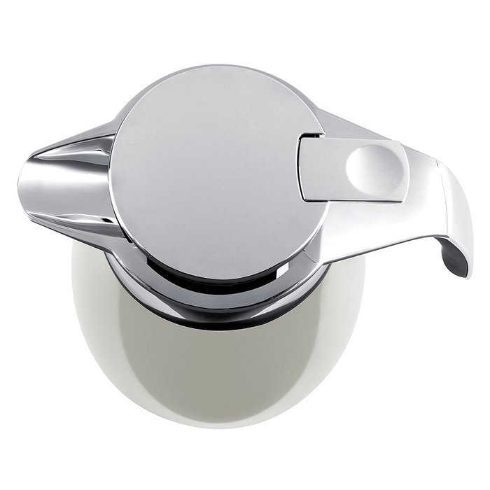 Emsa Vacuum Jug "Bell" Qt 33.81 fl. oz., Cream/White Metallic N6