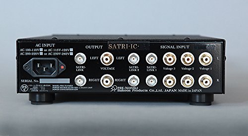 Bakoon Products Pre-amplifier PRE-7610MK3 SATRI-IC-EX Winging Resistance ATT-Black N2