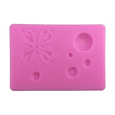 Y&XL&H 2 Pieces Large Flowers Pattern Candy Fondant Cake Molds For The Kitchen Baking Molds N3