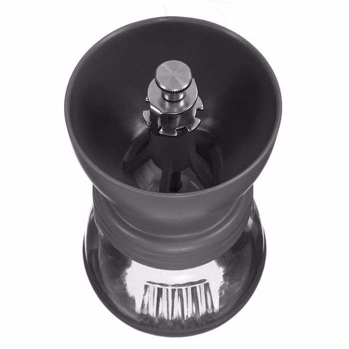 Amfocus Manual Coffee Grinder with Ceramic Burr, Hand-crank Grinding Mill