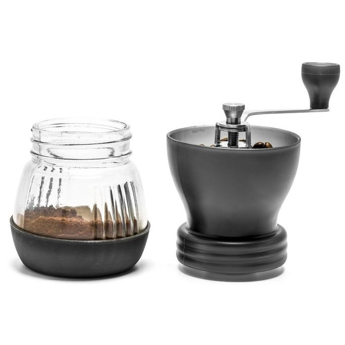 Amfocus Manual Coffee Grinder with Ceramic Burr, Hand-crank Grinding Mill N2