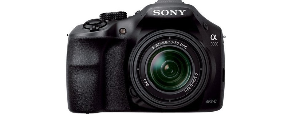SONY ALPHA 3000 KIT 18-55 MM SCHWARZ ILCE-3000K Camera N10