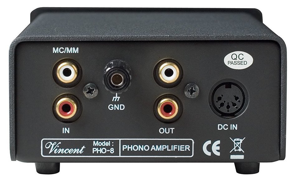Vincent - PHO-8 - Phono Stage MM/MC - Outboard Power Supply - Silver N3
