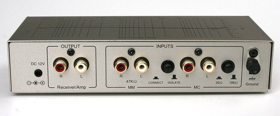 TCC TC-760LC SILVER MM/MC Phono Preamp w/Level Control; includes optional PREMIUM HIGH POWER AC Adaptor N4