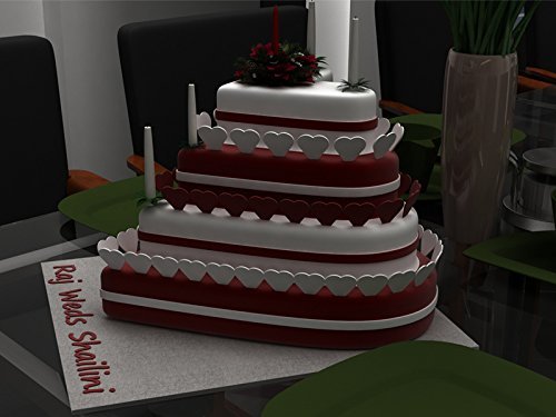 4 Tier Heart Multilayer Wedding Birthday Anniversary Baking Cake Tins Cake Pans 6" 8" 10" 12" - EUROTINS N5