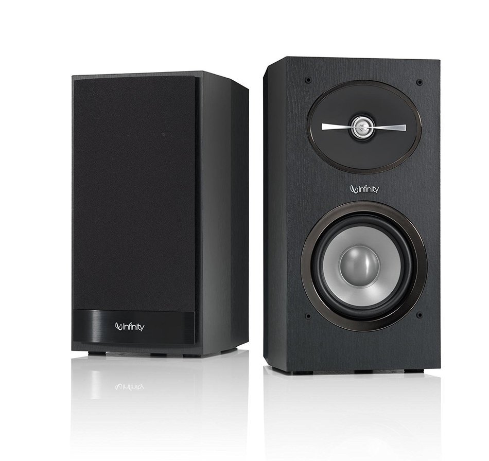 Infinity Reference 152 5-1/4 inch 2-Way Bookshelf Speakers Pair (Black)